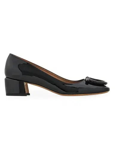 Ferragamo Women's Mara 40MM Patent Leather Pumps - Nero - Size 7 | Thumbnail 2 Ferragamo Women's Mara 40MM Patent Leather Pumps - Nero - Size 7 | Thumbnail 2