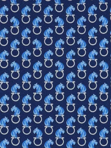 Ferragamo Men's Ambra Animal-Print Silk Tie | Thumbnail 4