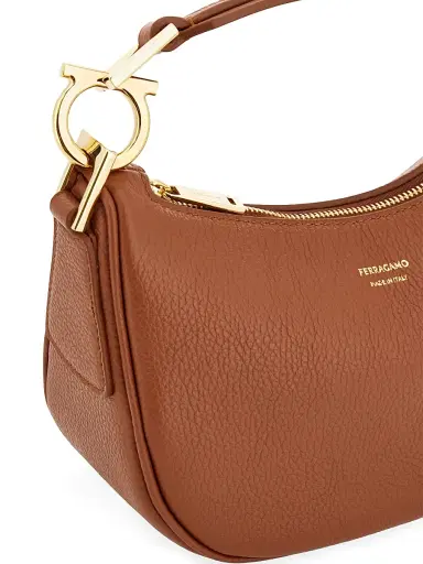 Ferragamo Women's Mini Gancini Leather Top Handle Bag | Thumbnail 6