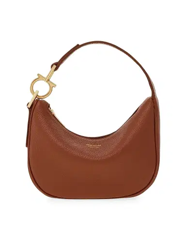Ferragamo Women's Mini Gancini Leather Top Handle Bag | Thumbnail 1