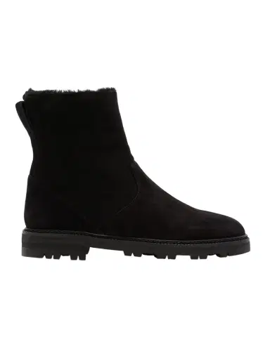 Manolo Blahnik Tomosa Suede Cozy Ankle Booties | Thumbnail 1