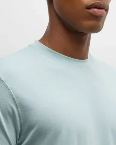 Tom Ford Men's Lyocell-Cotton Crewneck T-Shirt | Thumbnail 7 Tom Ford Men's Lyocell-Cotton Crewneck T-Shirt | Thumbnail 7