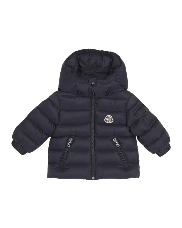 Moncler Kid 's Jules Logo Patch Jacket, Size 6M-3