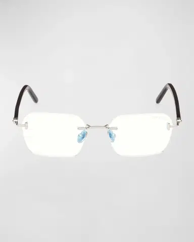 Tom Ford Rimless Mixed-Media Rectangle Sunglasses | Thumbnail 3 Tom Ford Rimless Mixed-Media Rectangle Sunglasses | Thumbnail 3