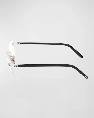 Tom Ford Rimless Mixed-Media Rectangle Sunglasses | Thumbnail 4 Tom Ford Rimless Mixed-Media Rectangle Sunglasses | Thumbnail 4