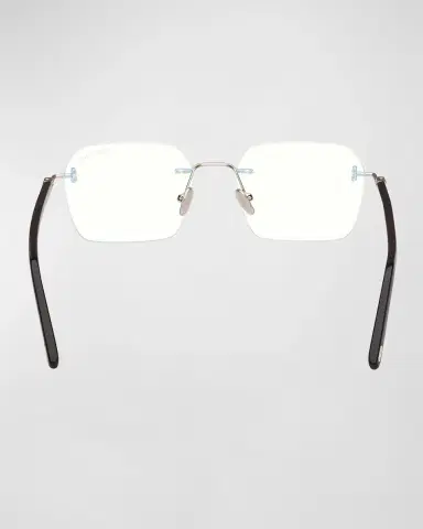 Tom Ford Rimless Mixed-Media Rectangle Sunglasses | Thumbnail 5 Tom Ford Rimless Mixed-Media Rectangle Sunglasses | Thumbnail 5
