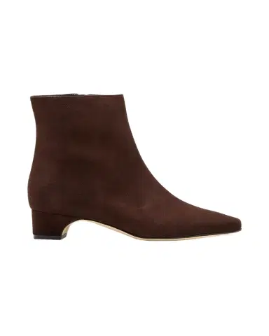 Manolo Blahnik Tolarc Suede Zip Ankle Booties | Thumbnail 1 Manolo Blahnik Tolarc Suede Zip Ankle Booties | Thumbnail 1