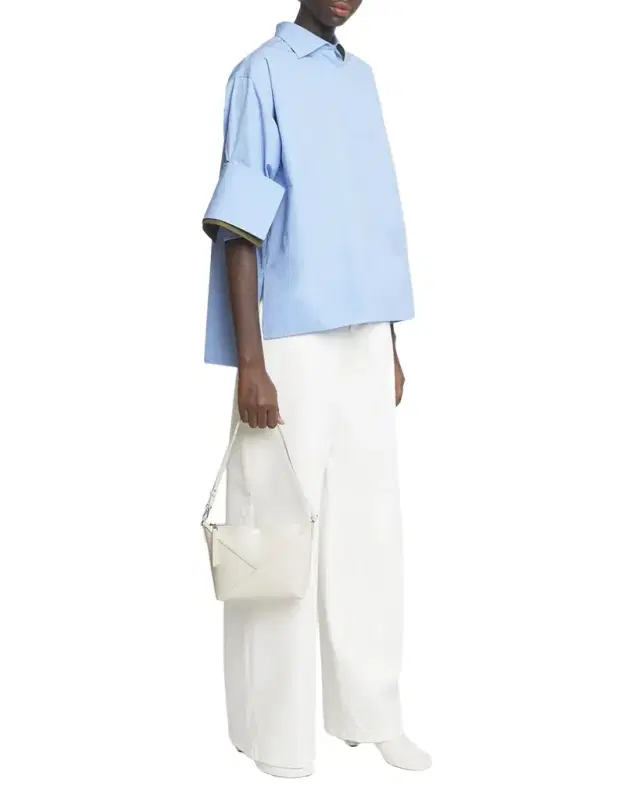LOEWE Puzzle Fold Leather Pouch Shoulder Bag