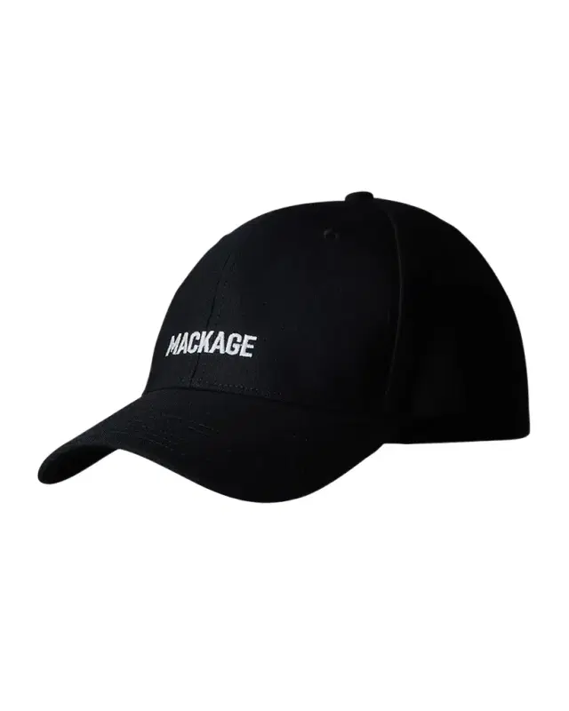 Mackage Men's Anderson-W Wool Logo Baseball Cap