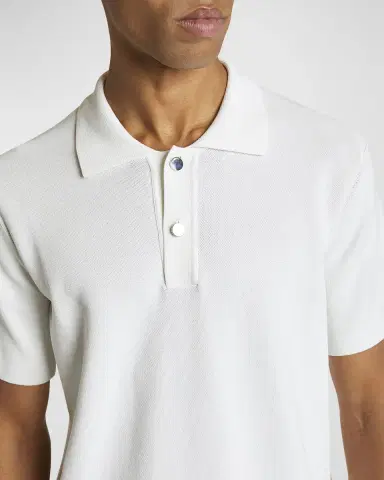 Jacquemus Men's Polo Shirt with Knit Logo | Thumbnail 5 Jacquemus Men's Polo Shirt with Knit Logo | Thumbnail 5