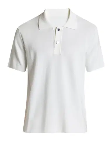 Jacquemus Men's Polo Shirt with Knit Logo | Thumbnail 1 Jacquemus Men's Polo Shirt with Knit Logo | Thumbnail 1