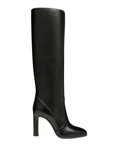 Santoni Andy Leather Stiletto Knee Boots | Thumbnail 1