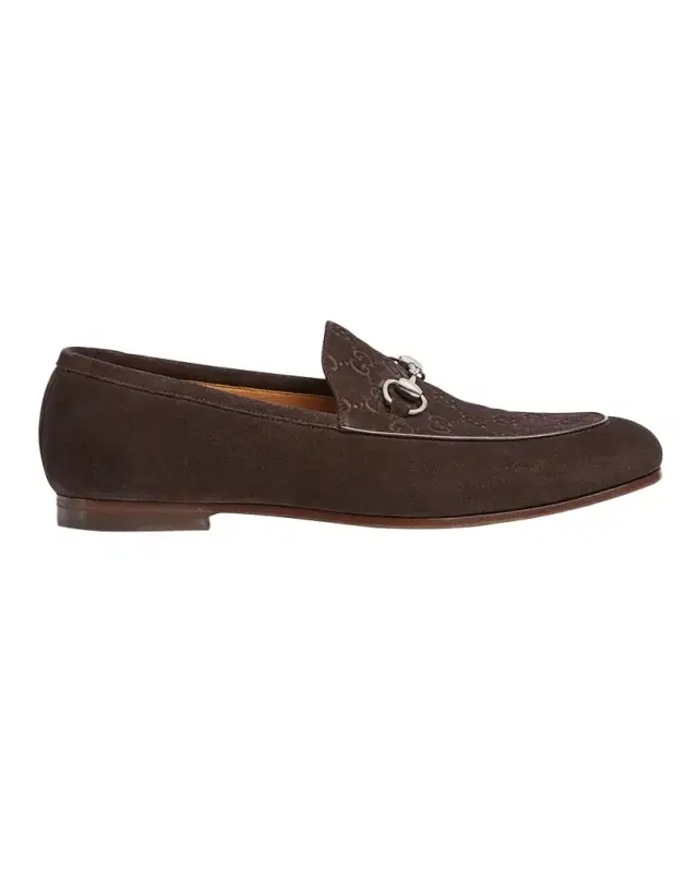 Gucci Men's Jordy ssima Suede Loafers