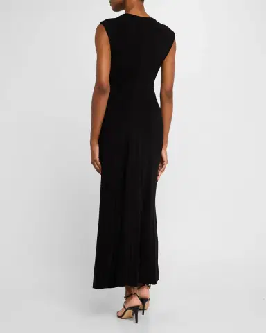 Simkhai Acacia Sleeveless Gathered Midi Dress | Thumbnail 4 Simkhai Acacia Sleeveless Gathered Midi Dress | Thumbnail 4