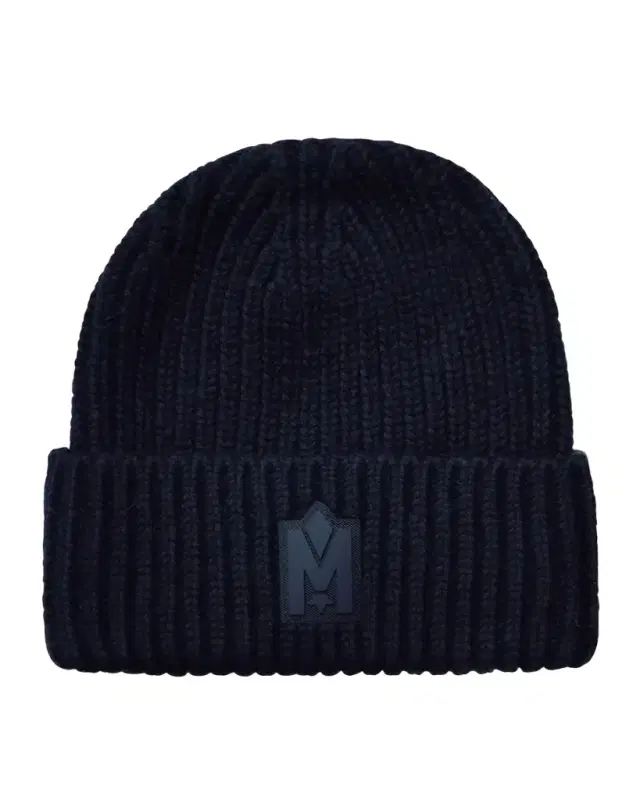 Mackage Men's M-Logo Patch Beanie Hat