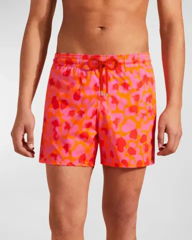 Vilebrequin Men's New Leopard Swim Shorts | Thumbnail 2
