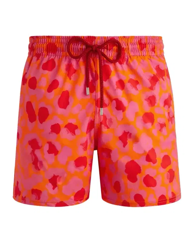 Vilebrequin Men's New Leopard Swim Shorts