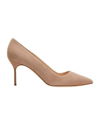 Manolo Blahnik 70mm BB Suede Stiletto Pumps | Thumbnail 1