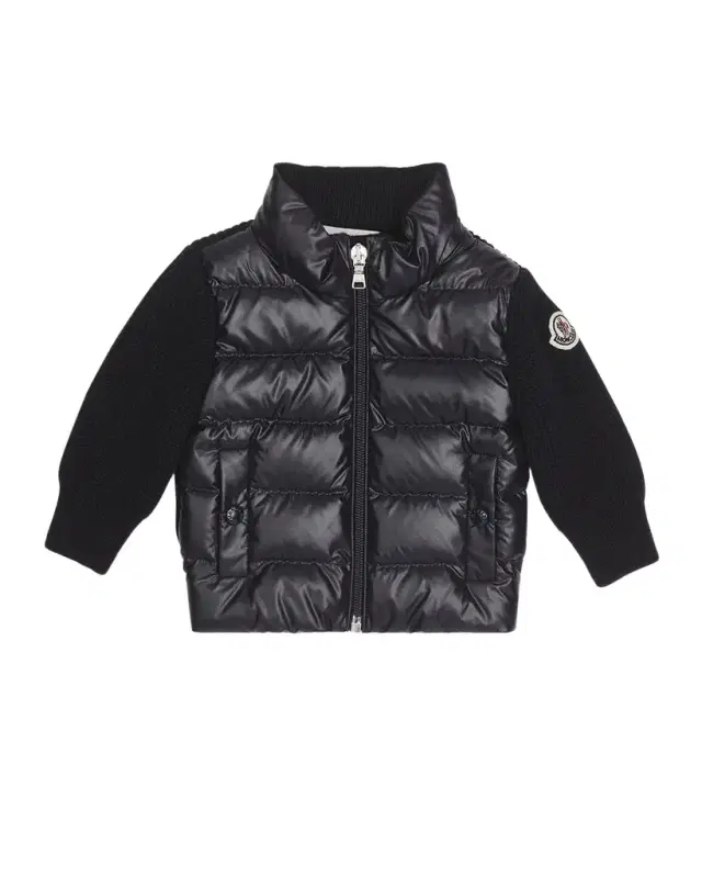 Moncler Boy 's Puffer Combo Jacket, Size 6M-3
