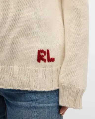 Ralph Lauren Collection Flag Cashmere Crewneck Sweater | Thumbnail 5 Ralph Lauren Collection Flag Cashmere Crewneck Sweater | Thumbnail 5