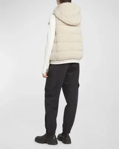 Moncler Grenoble Teddy Fleece Puffer Vest | Thumbnail 4