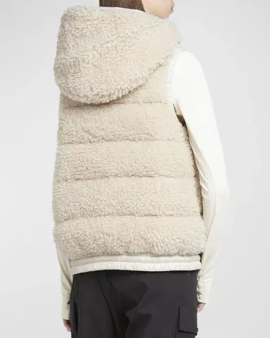 Moncler Grenoble Teddy Fleece Puffer Vest | Thumbnail 6