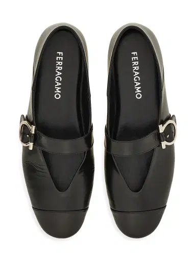 Ferragamo Women's Nena Leather Ballet Flats - Nero - Size 10.5 | Thumbnail 3 Ferragamo Women's Nena Leather Ballet Flats - Nero - Size 10.5 | Thumbnail 3
