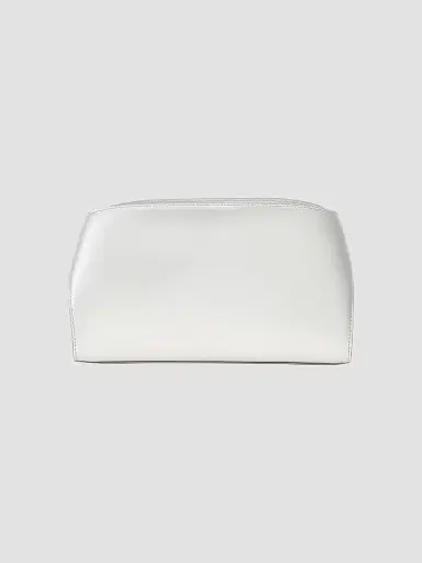 FERRAGAMO Women's Hug Metallic Leather Crossbody Bag - Silver | Thumbnail 4
