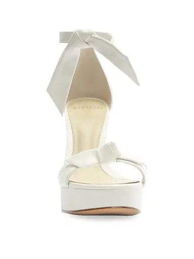 Alexandre Birman Women's Mabeleh 110MM Bow Leather Platform Sandals - White - Size 10 | Thumbnail 5 Alexandre Birman Women's Mabeleh 110MM Bow Leather Platform Sandals - White - Size 10 | Thumbnail 5