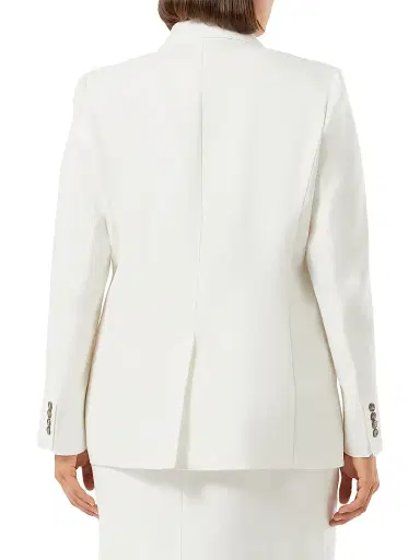 Marina Rinaldi Women's Linen Blazer Jacket | Thumbnail 3 Marina Rinaldi Women's Linen Blazer Jacket | Thumbnail 3