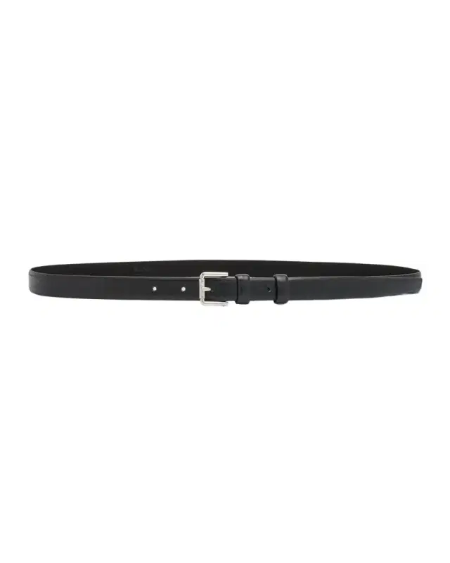 Patent Leather Skinny Belt