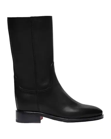 Santoni Fleeces Leather Mid Boots | Thumbnail 1
