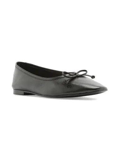 Schutz Women's Arissa Leather Ballet Flats - Black | Thumbnail 2