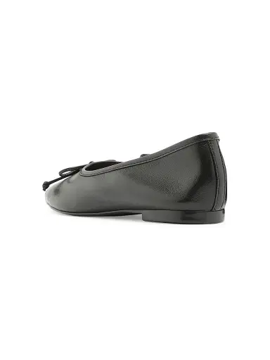 Schutz Women's Arissa Leather Ballet Flats - Black | Thumbnail 3