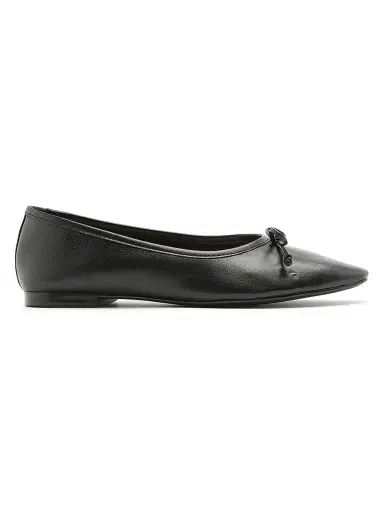 Schutz Women's Arissa Leather Ballet Flats - Black | Thumbnail 1