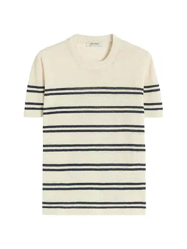 Max Mara Women's Pure Linen Yarn Sweater - White - Size Small | Thumbnail 1 Max Mara Women's Pure Linen Yarn Sweater - White - Size Small | Thumbnail 1