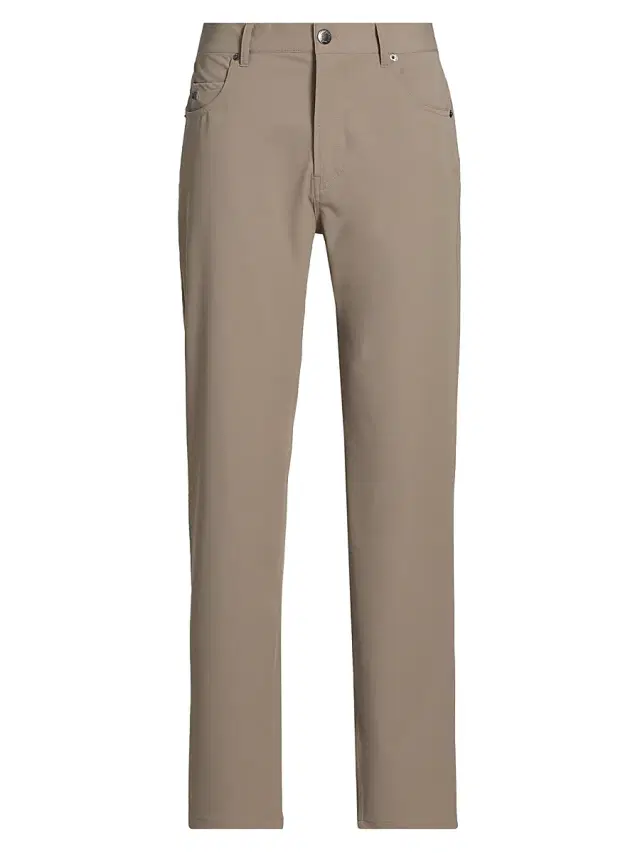 Emporio Armani Men's Stretch Tech Five-Pocket Pants - Beige
