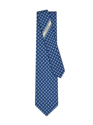 Ferragamo Men's Oreste Woven Silk Tie | Thumbnail 3 Ferragamo Men's Oreste Woven Silk Tie | Thumbnail 3