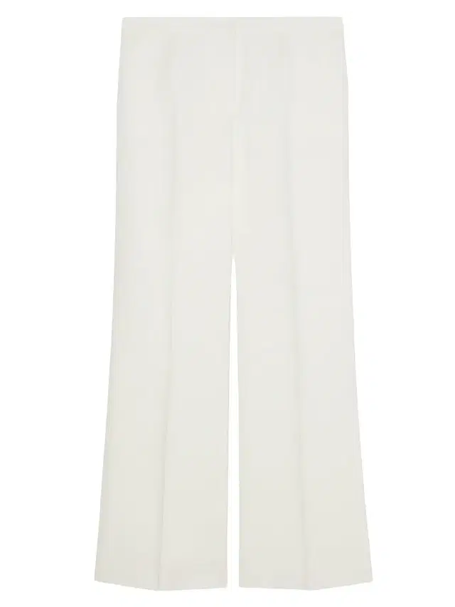 Marina Rinaldi Women's Linen Trousers - White