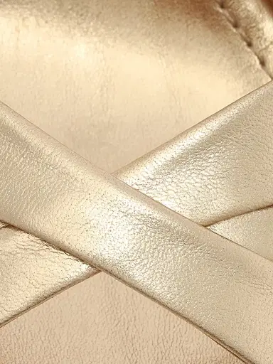 Schutz Women's Keefa 140MM Metallic Leather Platform Sandals - Platina - Size 11 | Thumbnail 6 Schutz Women's Keefa 140MM Metallic Leather Platform Sandals - Platina - Size 11 | Thumbnail 6