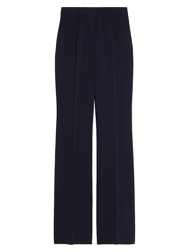Max Mara Women's Flared Cady Trousers - Navy
