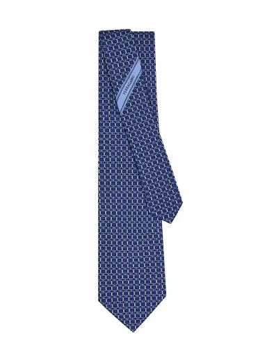 Ferragamo Men's Aida Silk Tie | Thumbnail 3
