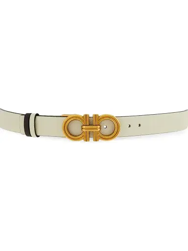 Ferragamo Women's Donna Reversible Leather Belt | Thumbnail 3 Ferragamo Women's Donna Reversible Leather Belt | Thumbnail 3