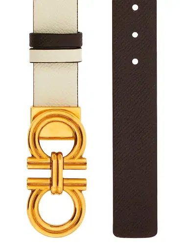 Ferragamo Women's Donna Reversible Leather Belt | Thumbnail 4 Ferragamo Women's Donna Reversible Leather Belt | Thumbnail 4