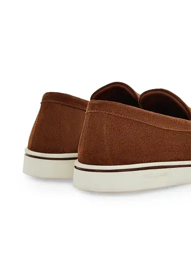 Ferragamo Men's Tancredi Suede Loafers | Thumbnail 5 Ferragamo Men's Tancredi Suede Loafers | Thumbnail 5
