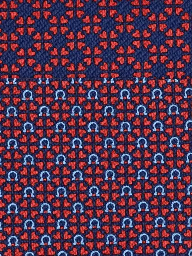 Ferragamo Men's Ada Gancio Woven Silk Tie | Thumbnail 4