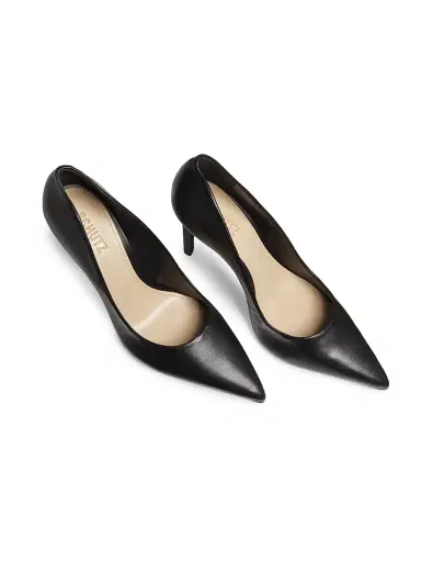Schutz Women's Lou 100MM Leather Stiletto Pumps - Black - Size 11 | Thumbnail 4 Schutz Women's Lou 100MM Leather Stiletto Pumps - Black - Size 11 | Thumbnail 4