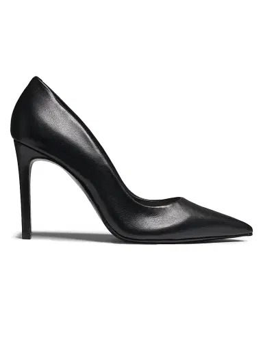 Schutz Women's Lou 100MM Leather Stiletto Pumps - Black - Size 11 | Thumbnail 1 Schutz Women's Lou 100MM Leather Stiletto Pumps - Black - Size 11 | Thumbnail 1