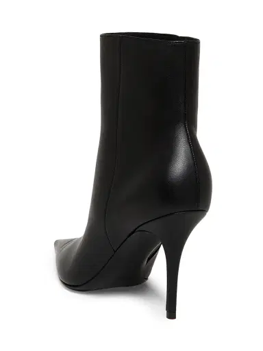 Amina Muaddi Women's Barbara Leather Ankle Boots | Thumbnail 3