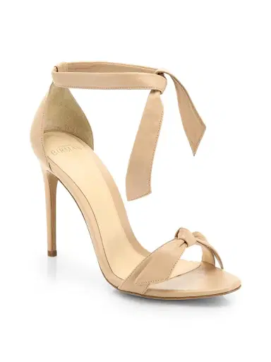 Alexandre Birman Women's Clarita Bow Leather Sandals - Beige - Size 5.5 | Thumbnail 1 Alexandre Birman Women's Clarita Bow Leather Sandals - Beige - Size 5.5 | Thumbnail 1